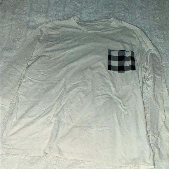 Old Navy Other - New Old Navy White Long Sleeve with Checkered Pocket